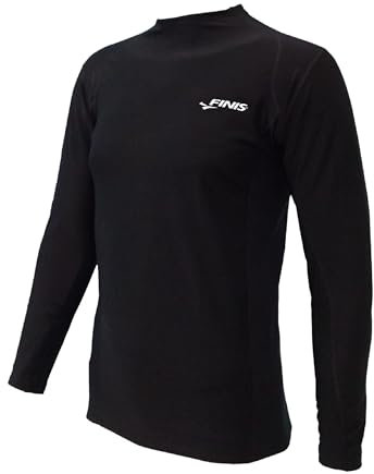 FINIS Thermal Swim Shirt, Heat-Retaining BiPoly Fabric, Youth S