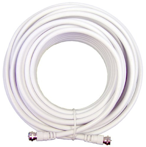 Wilson Electronics 50 ft. White RG6 Low Loss Coax Cable (F-Male to F-Male)