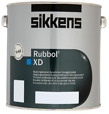 Sikkens Rubbol XD Gloss Paint - 2.5 litres - White