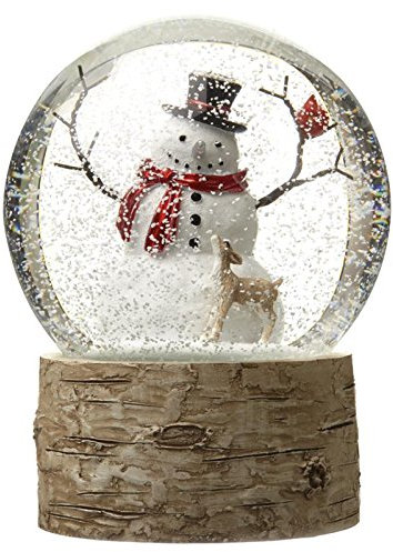 Heaven Sends Christmas Snowman Snow Globe