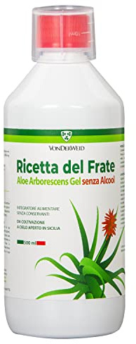 Vonderweid - Ricetta di Padre Zago Senza Alcool, Integratore Alimentare ImmunoStimolante con Aloe Arborescens e Miele, Made in Italy, 500 ML
