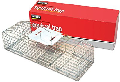 Pest-Stop Squirrel Cage - Cage for Similar Animals - Durable Reusable Snap Traps - Reusable Squirrels Trap - Robust - Durable