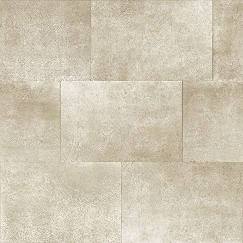 Muriva Metallic Brick Gold Wallpaper 141201 - Shimmer Large Tile Stone Wall