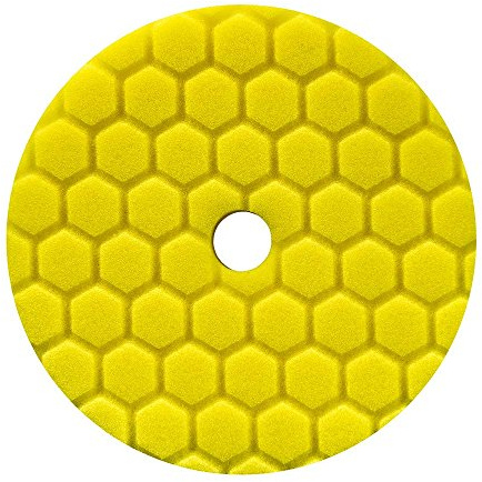 Chemical Guys Hex Logic Quantum 140 mm 14 cm Amarillo Heavy Cortes Pad ~ Auto Polaco