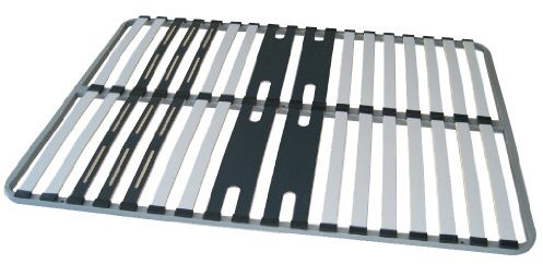 Promo Matelas - Sommier Cadre Lattes Morphologiques - Gris - 140 X 190 Cm