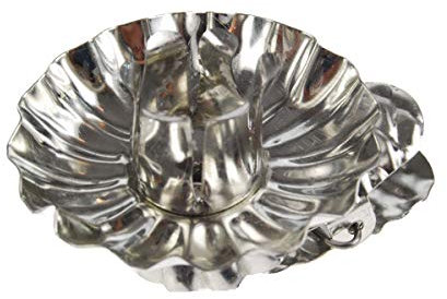 hdg 20er Set Baumkerzenhalter für Weihnachtsbaum - Kerzenhalter Silber in Zapfenform mit Clip - Made in Germany