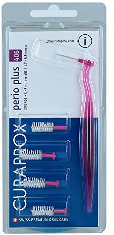 CURAPROX perio CPS 406 1,7-6,5mm 1 Halt.+5 Bü. 1 P