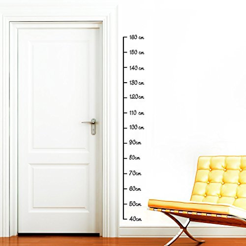 Wandtattoo Messlatte von Wandtattoo Loft 40-160 cm/Kinderzimmer/Aufkleber/Wandaufkleber / 30 Farben