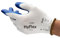 Ansell HyFlex 11-900 Arbeitshandschuhe, Öl Abweisende Mechanikschutz Handschuhe, Industrie PSA Damen Herren, Waschbar, Blau, Größe L (12 Paar)