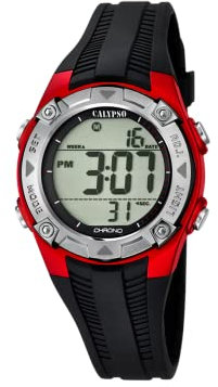 Calypso Unisex Chronograph Quarz Uhr mit Silikon Armband K5685/6
