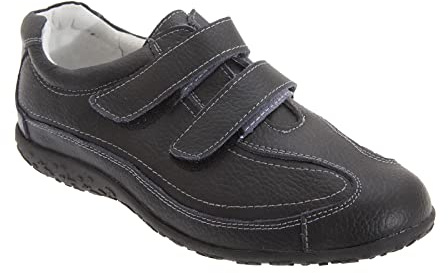 Boulevard Womens/Ladies Extra Wide EEE Fitting Mary Jane Shoes (7 UK) (Black)