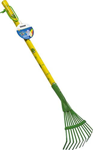 STOCKER Rastrillo cm. 78 Verde-Jardín Pequeños Herramientas, Multicolor, Única