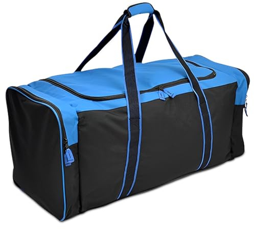 Jetstream 36 Inch Heavy Duty Waterproof 3-Pocket Hockey Bag Blue