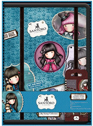 Santoro Gorjuss Zum Sammeln Gummi Stempel Aufbewahrungstasche, Mehrfarbig