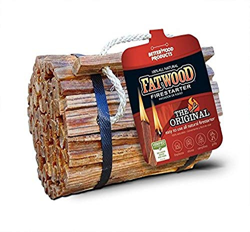 Wood Products 9904 Fatwood Round Bundle Burlap, 4 Pounds