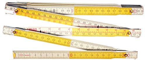 Connex COXT700302 Mètre pliant en bois calibré pour F:B 2 m Blanc