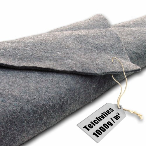 Teichvlies 1000g /qm - 30qm in 1m Breite