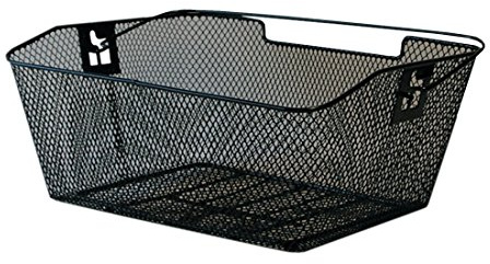 XLC Rear Wheel Basket 2128210200 Rear Basket 39 x 30 x 17 cm Black