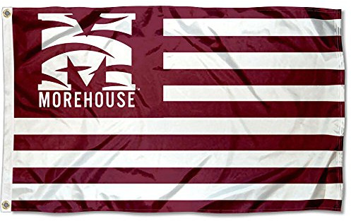 Morehouse Maroon Tigers Stars and Stripes Nation Flag