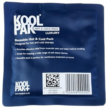 Koolpak Luxury Reusable Hot and Cold Pack 13 x 14cm