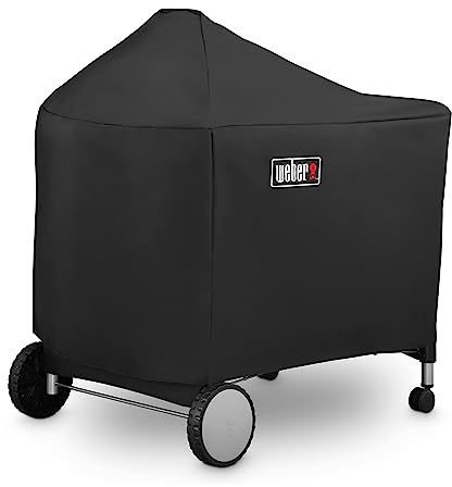 Weber Grill Cover for Performer Charcoal Premium and Deluxe, 22 Inch, Black