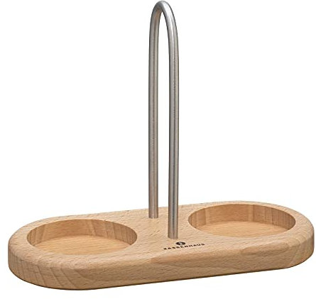 Zassenhaus Mühlenuntersetzer, Holz, Braun, 17.5 x 8 cm M036046