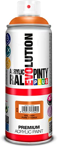 Pinty 616 Bombe 400 ml Orange RAL 2004 Brillant