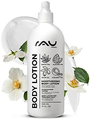 RAU White Tea Body Lotion PROFILINE 500 ml - Feuchtigkeitsspendende, Straffende Bodylotion