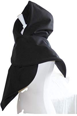 Kapuzenschal (lang) - Softshell/wasserdicht schwarz