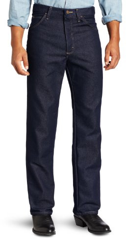 Wrangler Men's Rugged Wear Regular-Fit Stretch Jean - Blue - 34W x 29L