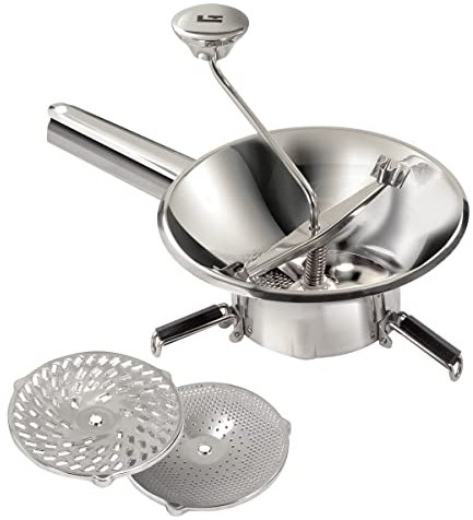 Tellier - Macinacavi in acciaio inox 3 griglie 24 cm n3004bg, grigio