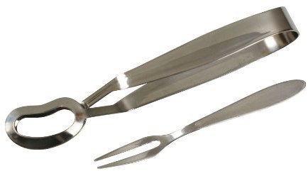 2 Posate per lumache in acciaio INOX