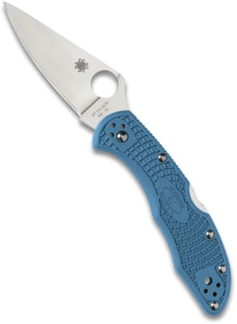 Spyderco Delica 4 Lightweight Signature Folding Pocket Knife, PlainEdge