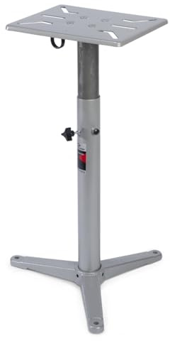 AFF Bench Grinder/Vise Stand - 28 to 36 Adjustable Height - Predrilled Mounting Slots