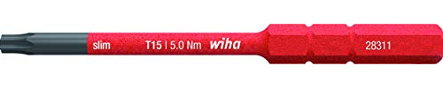Wiha slimBit Electric T15 x 75 mm, Red, (283115015)