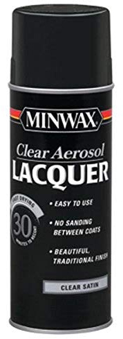 Minwax 15210 Clear Aerosol Lacquer Spray, 12.25-Ounce, Satin