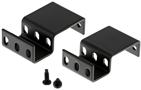CablesAndKits 1RU Recessed Rack Adapter, 3 Inch Extension, 25 lb Capacity