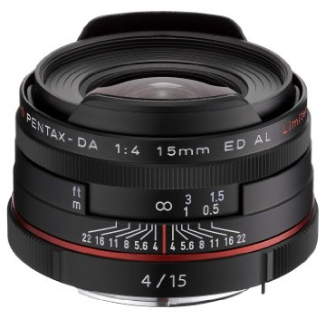Objectif HD Pentax-DA 15mm f/4 ED AL Limited
