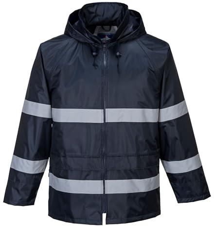 Portwest Chubasquero Iona Classic, Tamaño: S, Color: Marino, F440NARS