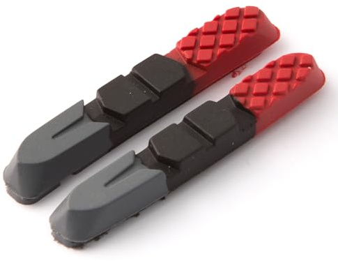 Clarks Replacement Insert Elite Rim Brake Pads - Pair of 72mm Brake Pads Compatible with V-Brake Systems on MTB & Hybrid Bikes for All Weathers