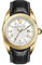 Versace Herren Analog Quarz Uhr mit Leder Armband VFE130015