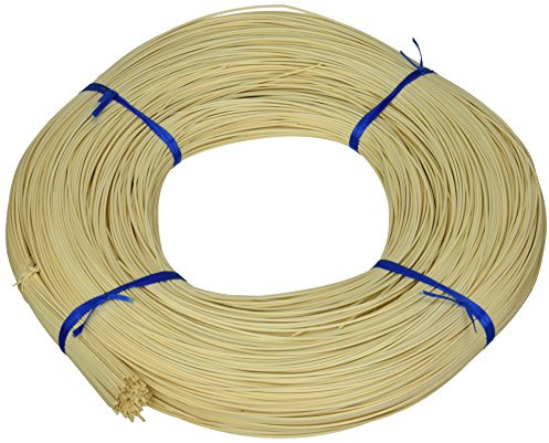 Commonwealth Basket Round Reed #1 1-1/2mm 1-Pound Coil, Approximately, 1600-Feet