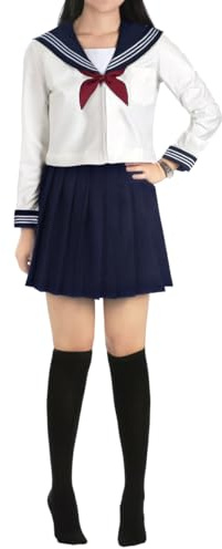CoolChange uniforme da scolara in stile Kansai, taglia: L