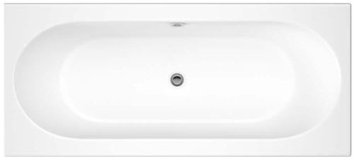 1700 x 750 Designer Double Ended Bath Acrylic Straight Bathroom Bathtub