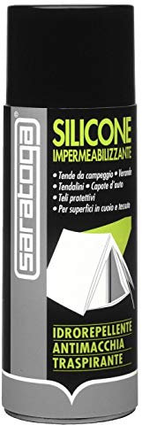 Saratoga silicone impermeabilizzante da 400ml antimacchia e traspirante per tessuti e cuoio