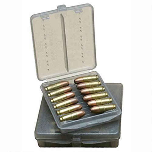 MTM 18 Rounds 45 Cal Case-Gard Ammo Wallet (Clear Smoke)