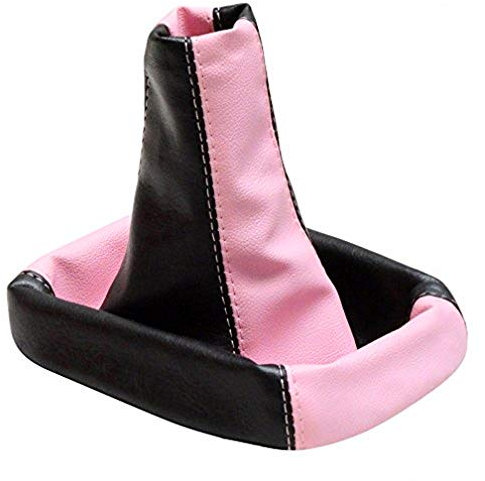 AERZETIX: Soufflet de levier de vitesse en simili cuir rose et noir