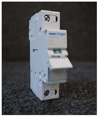 Hager - Interrupteur modulaire 25A 1P 2M bornes vis 250V