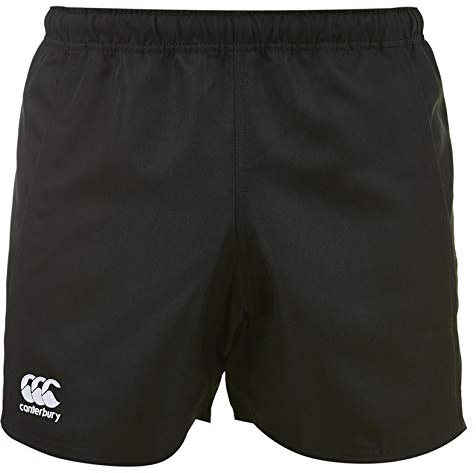 Canterbury Advantage Rugby Pantalones Cortos, Hombre, Negro, S
