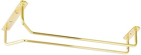 Winco Brass Plated Wire Glass Hanger, 10-Inch, Medium, Brass